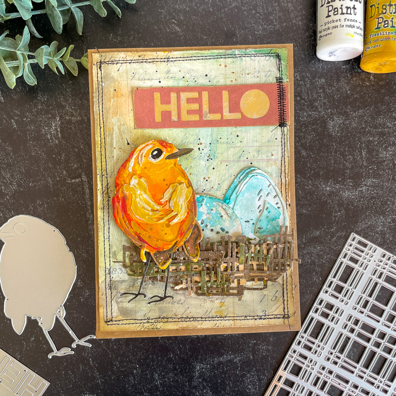 tim holtz sizzix: bird and egg dies