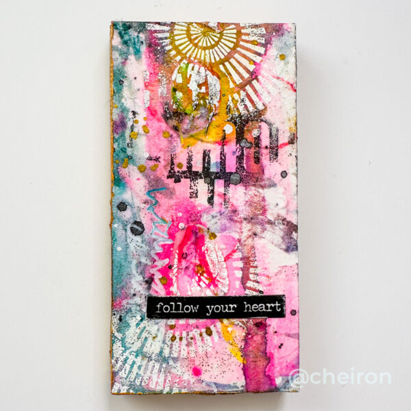 Follow Your Heart Mini Canvas - Image 1