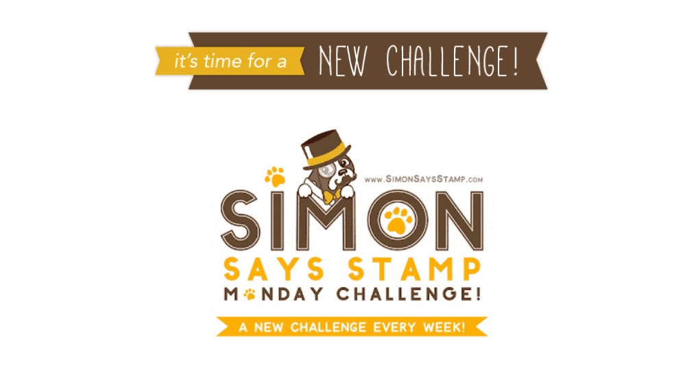 simon says stamp monday challenge: paint it