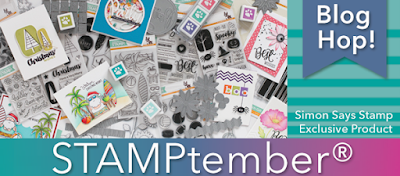 simon says stamp monday challenge: use a stamp STAMPtember®  challenge