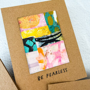 Collage Paper Notecard Set + envies - Image 4