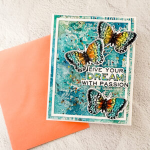 Dream Butterfly card + envie