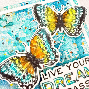 Dream Butterfly card + envie - Image 4