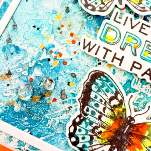 Dream Butterfly card + envie - Image 2
