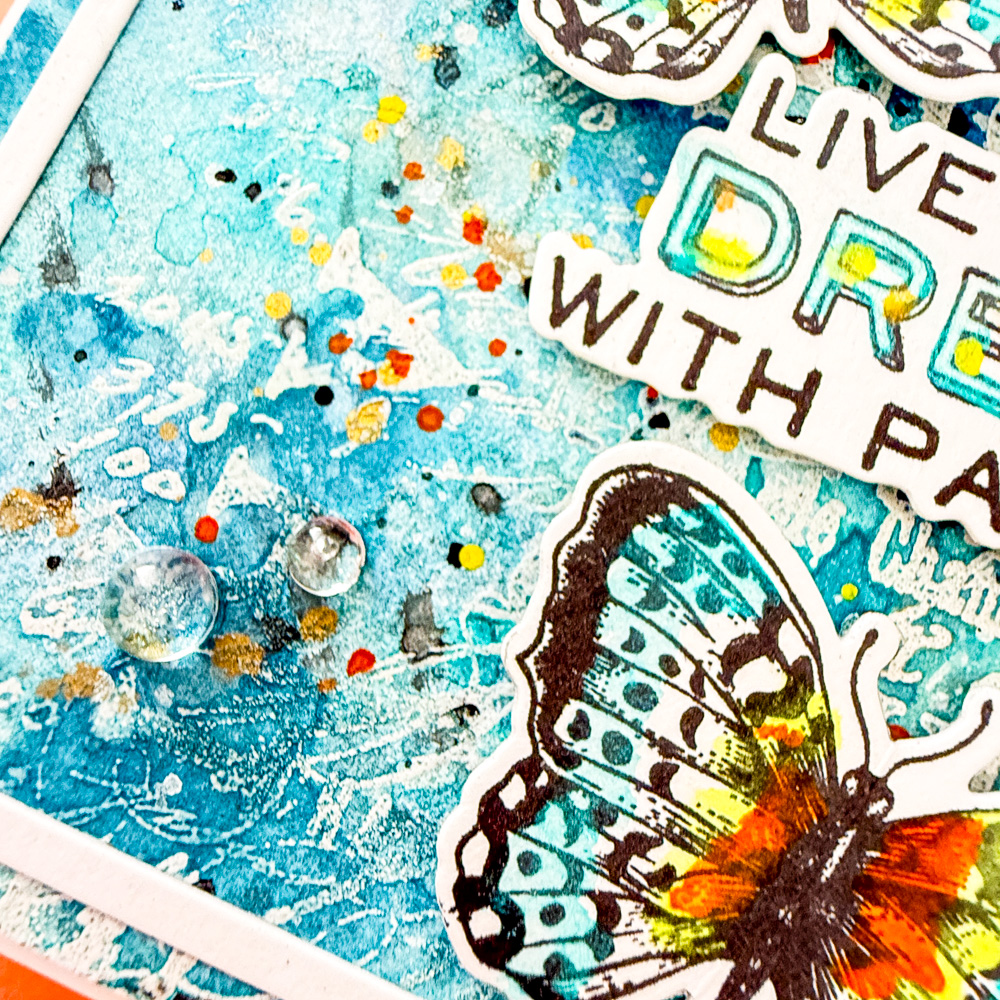 Dream Butterfly card + envie - Image 2