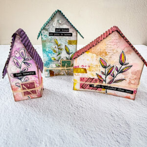 Mini Mixed Media Houses