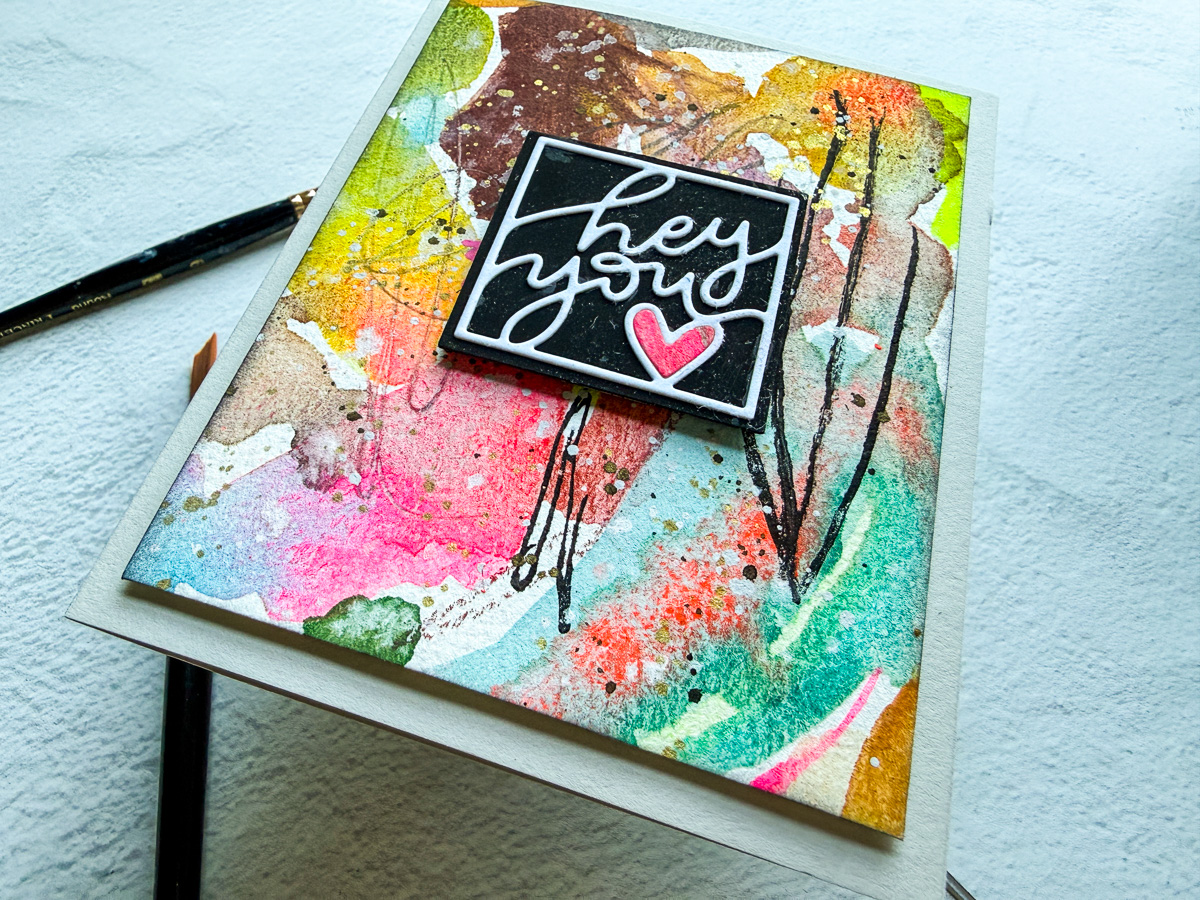 Simon Says Stamp Monday Challenge: Add A Rainbow of Color