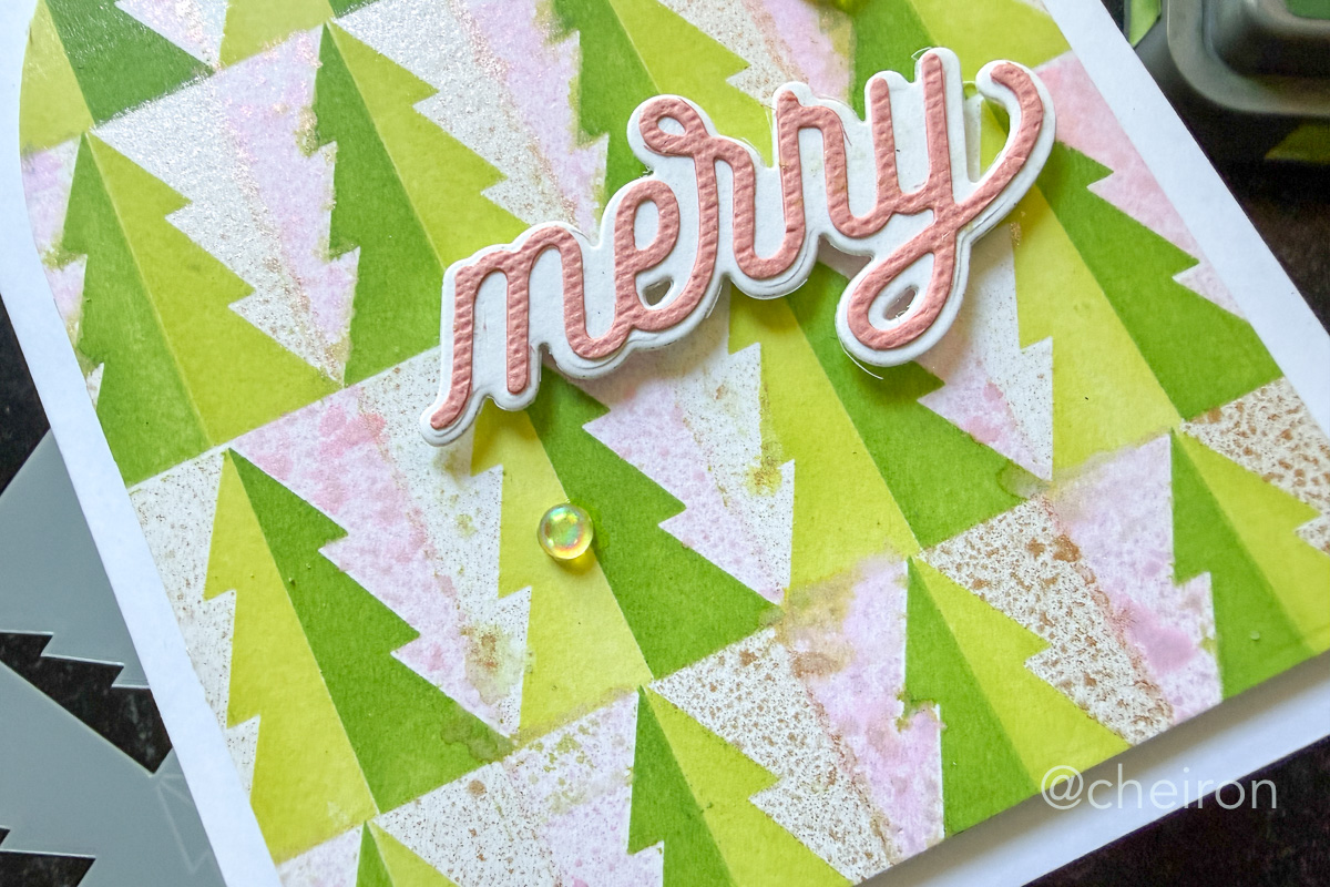 Simon Says Stamp Monday Challenge: Use More Than One Stencil