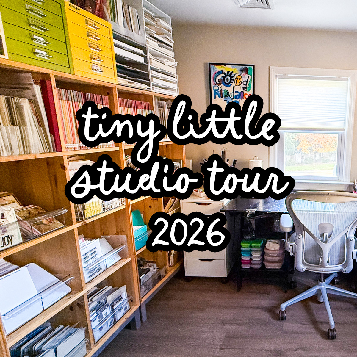 NEW VIDEO: tiny little Studio Tour 2026